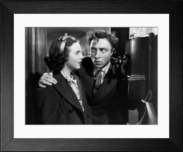 Framed Print : ONE HUNDRED MEN AND A GIRL, Deanna Durbin, Mischa Auer, 1937