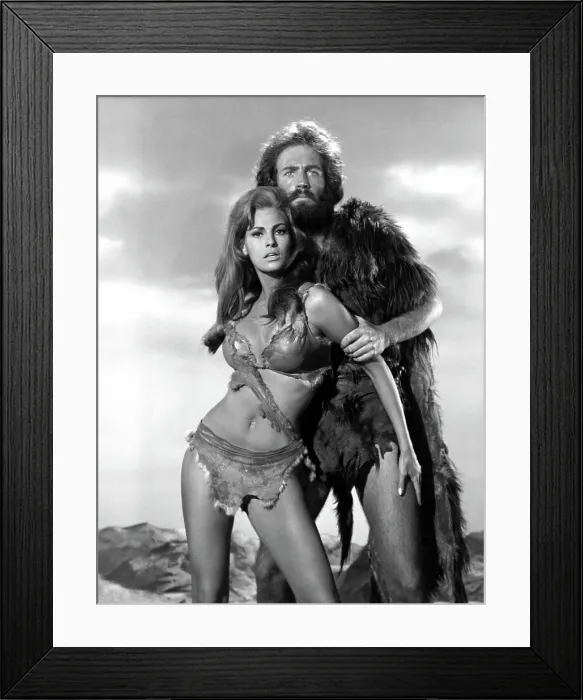 Framed Print : ONE MILLION YEARS B.C. Raquel Welch, John Richardson, 1966, TM & Copyright (c) 20th Century Fox Film Corp. All rights reserved