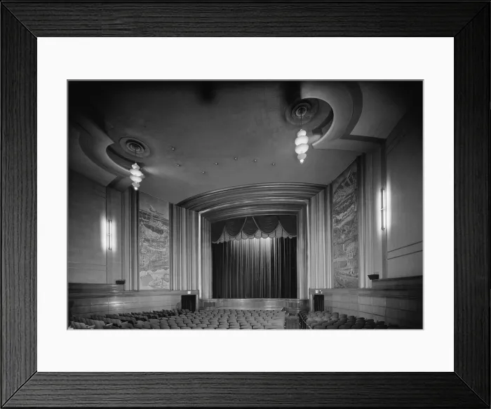 Framed Print : Movie Theaters, Fourth Avenue Theatre, constructed in 1947, 630 West Fourth Avenue, Anchorage, Alaska, circa 1980s