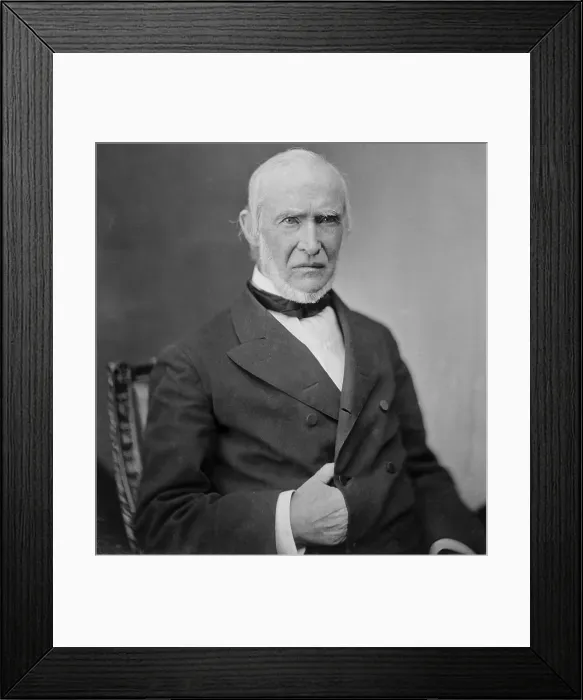 Framed Print : Charles O'Conor (1804 -1884) prominent Irish-American lawyer defended Jefferson Davis against treason charges after the Civil War. In 1872 He ran unsuccessfully for president Framed Print : Charles O'Conor (1804 -1884) prominent Irish-American lawyer defended Jefferson Davis against treason charges after the Civil War. In 1872 He ran unsuccessfully for president