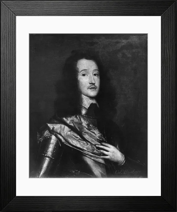Framed Print : Richard Lovelace (1618-1675) Dutch-born English soldier poet imprisoned for supporting the Royalist cause during the Puritan Revolution
