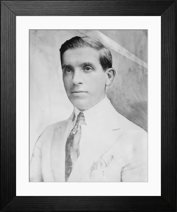 Framed Print : Charles Ponzi (1882-1949), Italian American swindler, circa 1910s