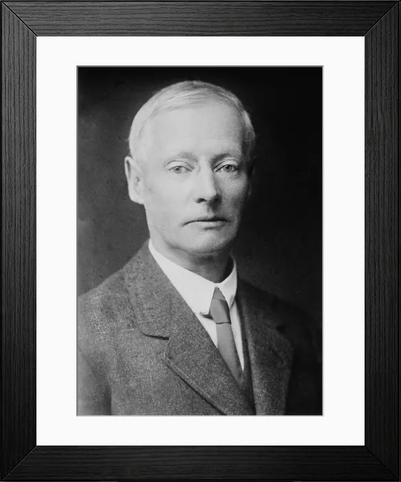 Framed Print : W.W. Jacobs (1863-1943) English author of horror stories, best known for 'The Monkey's Paw' 1902. 1920 portrait