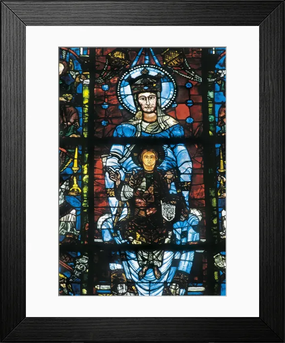 Framed Print : Our Lady of the Beatiful Window. ca. 1180. FRANCE. Chartres. Notre Dame cathedral. Gothic art. Glass window. AISA / Everett Collection**US SALES ONLY** Framed Print : Our Lady of the Beatiful Window. ca. 1180. FRANCE. Chartres. Notre Dame cathedral. Gothic art. Glass window. AISA / Everett Collection**US SALES ONLY**