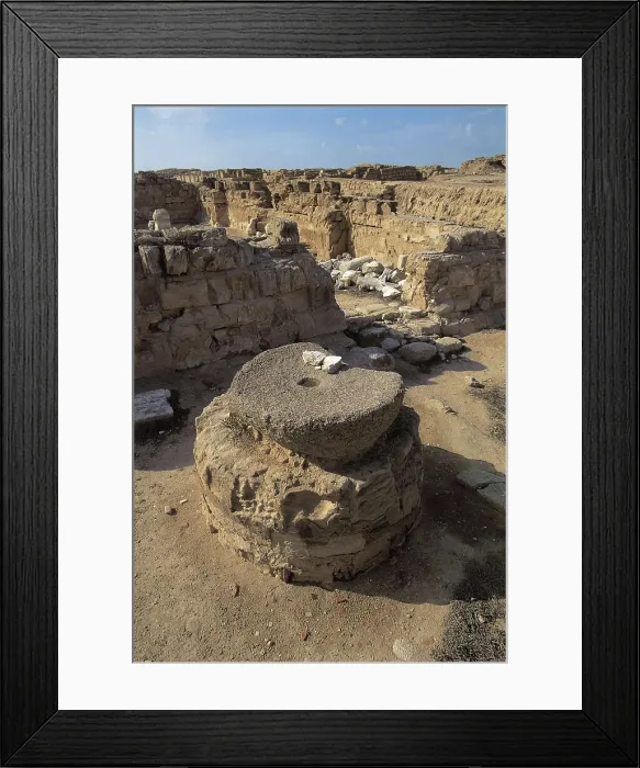 Framed Print : Basilica of Arcadius. EGYPT. ALEXANDRIA. Abu Mina. Basilica of Arcadius. Ruins. Paleo-christian art. Architecture. AISA / Everett Collection**US SALES ONLY**