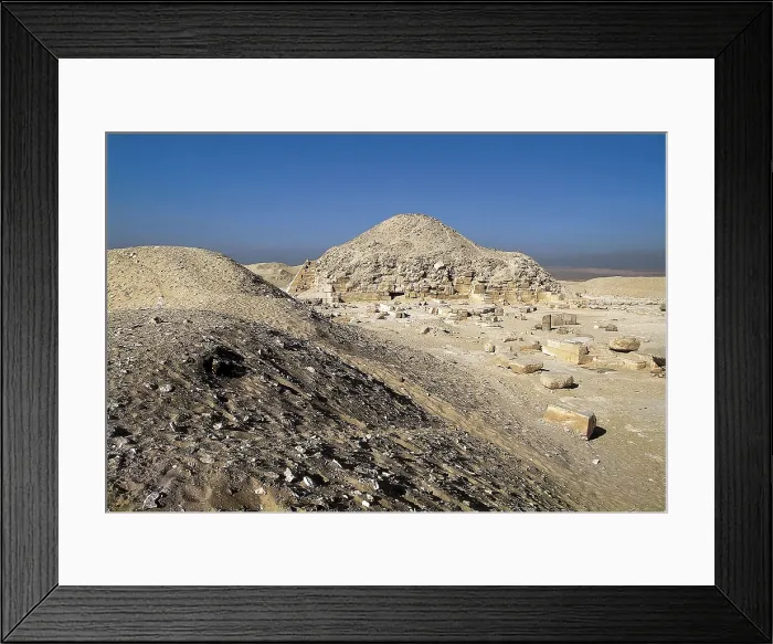 Framed Print : Pyramid of Unas. 2375 -2345 BC. EGYPT. CAIRO. Saqqara. Egyptian art. Old Kingdom. Architecture. AISA / Everett Collection**US SALES ONLY**