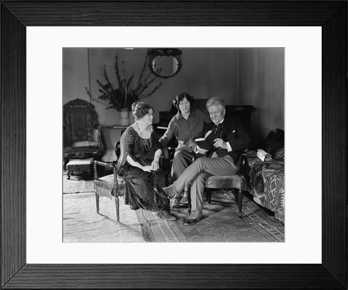 Framed Print : Sen. Robert La Follette (1855-1925) and his family at home Framed Print : Sen. Robert La Follette (1855-1925) and his family at home