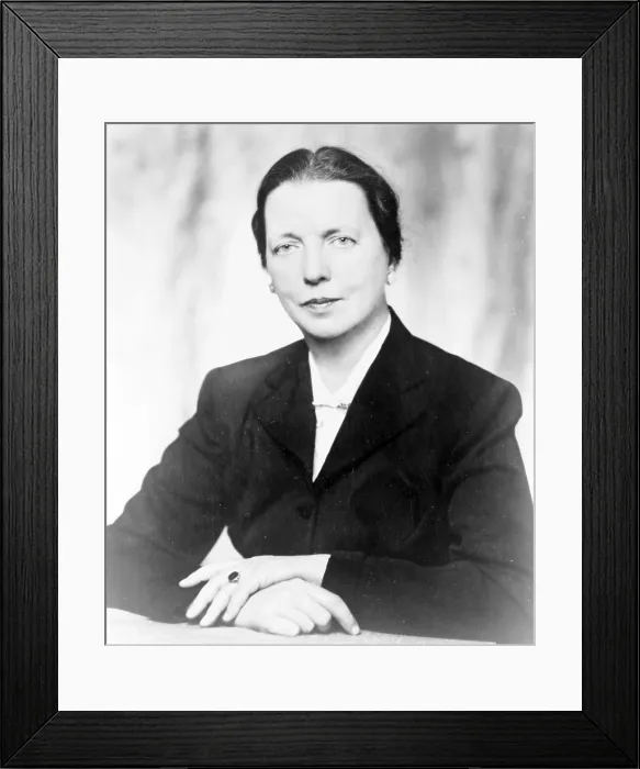 Framed Print : Louise Bogan (1897-1870) American poet and critic for THE NEW YORKER MAGAZINE for 38 years (1931-1969)
