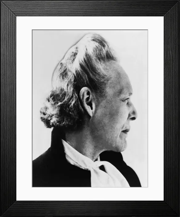Framed Print : Hilda Doolittle (1886-1961) American expatriate poet wrote under the byname of H.D