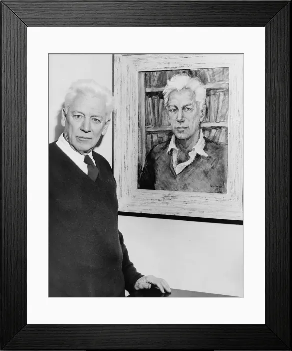 Framed Print : Max Eastman (1883-1969) American poet, and political radical, published two extremist magazines, THE MASSES and LIBERATOR