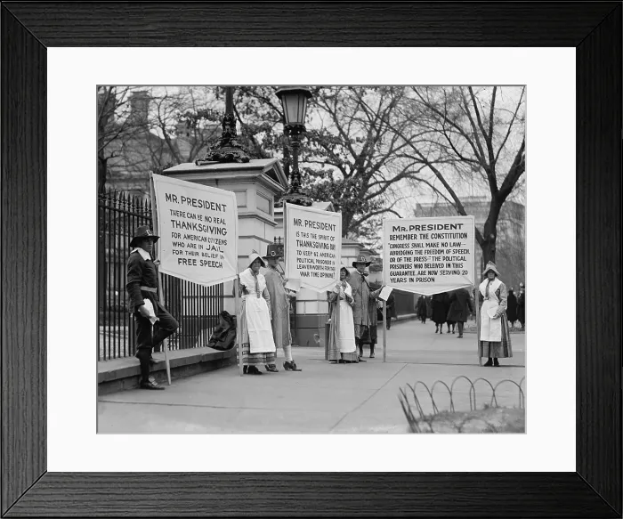 Framed Print : The Espionage Act of 1917 and Sedition Act of 1918 outlawed the use 'disloyal, profane, scurrilous, or abusive language' about the United States government, flag Framed Print : The Espionage Act of 1917 and Sedition Act of 1918 outlawed the use 'disloyal, profane, scurrilous, or abusive language' about the United States government, flag