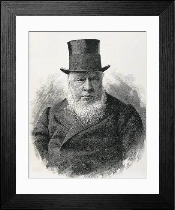 Framed Print : KRGERStefanus Johannes Paulus (1825-1904). South African politician. President of the Transvaal Republic (1883). Engraving. AISA / Everett Collection (13182)**US SALES ONLY**