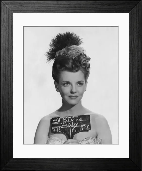 Framed Print : NOB HILL, Vivian Blaine make-up test, 1945, TM & Copyright 20th Century Fox Film Corp. / courtesy Everett Collection