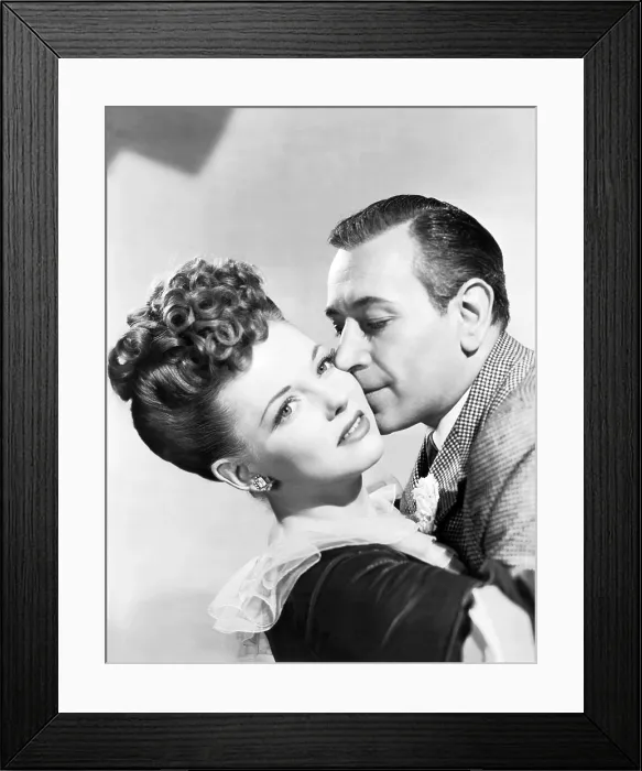 Framed Print : NOB HILL, from left: Vivian blaine, George Raft, 1945, TM & Copyright 20th century Fox Film corp. / courtesy Everett Collection