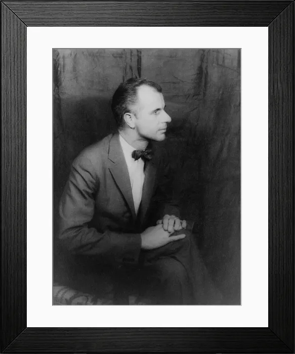 Framed Print : John Richard Hersey (1914-1993), American writer and journalist, best known for his book about the destruction of 'Hiroshima' (1946)