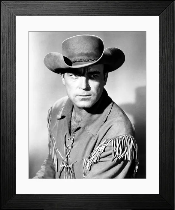 Framed Print : BLOOD ARROW, Scott Brady, 1958