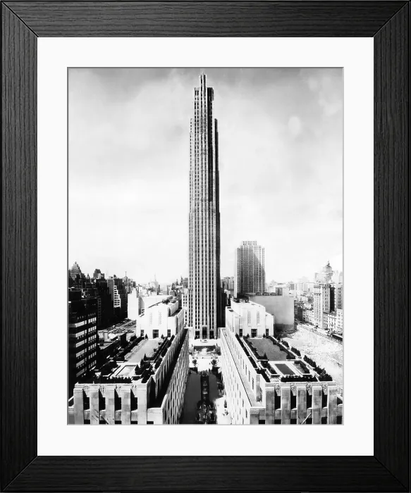 Framed Print : The RCA building in Rockefeller Center, New York City, circa 1970. Courtesy: CSU Archives / Everett Collection Framed Print : The RCA building in Rockefeller Center, New York City, circa 1970. Courtesy: CSU Archives / Everett Collection
