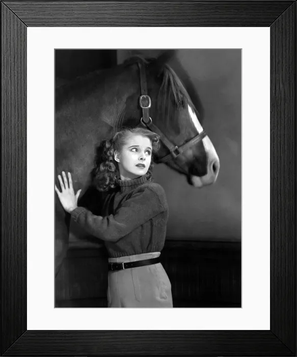 Framed Print : BLACK BEAUTY, Mona Freeman, 1946, 20th Century Fox, TM & Copyright / courtesy Everett Collection