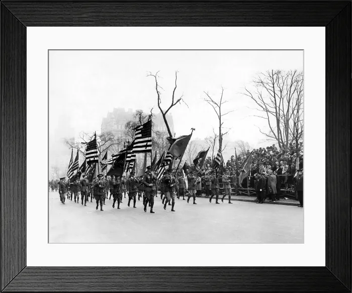 Framed Print : The Army Day parade, on Memorial Day, New York City, May 30, 1912. Courtesy: CSU Archives / Everett Collection