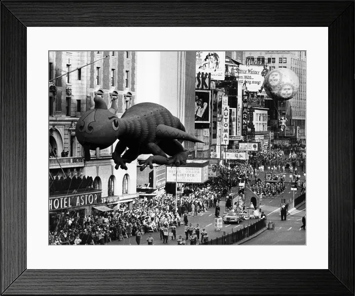 Framed Print : The Macy's Thanksgiving Day Parade, Times Square, New York City, November 28, 1963. Courtesy: CSU Archives / Everett Collection Framed Print : The Macy's Thanksgiving Day Parade, Times Square, New York City, November 28, 1963. Courtesy: CSU Archives / Everett Collection