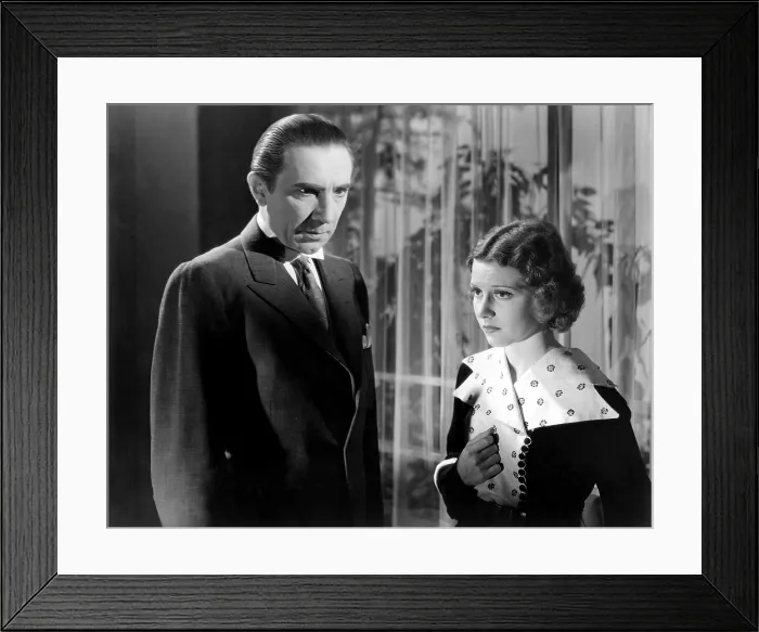 Framed Print : THE BLACK CAT, Bela Lugosi, Jacqueline Wells, 1934 Framed Print : THE BLACK CAT, Bela Lugosi, Jacqueline Wells, 1934
