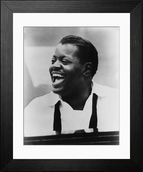 Framed Print : Oscar Peterson (1925-2007) at piano in 1963 Framed Print : Oscar Peterson (1925-2007) at piano in 1963