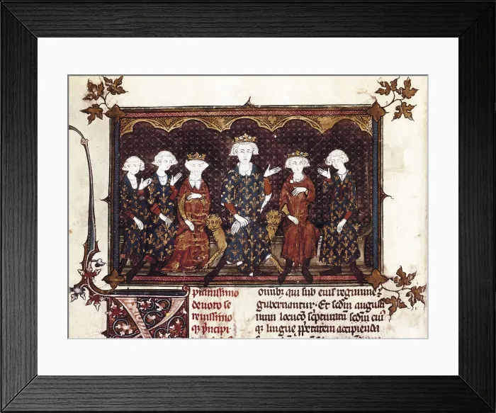 Framed Print : Philip IV the Fairof France (1268-1314). King of France and Navarre (1285-1314) Framed Print : Philip IV the Fairof France (1268-1314). King of France and Navarre (1285-1314)