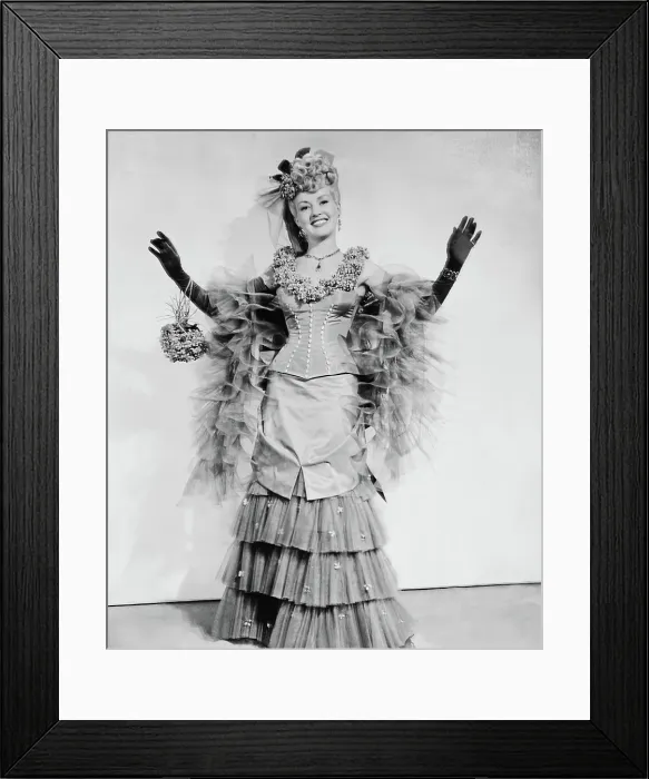 Framed Print : THE BEAUTIFUL BLONDE FROM BASHFUL BEND, Betty Grable, 1949, TM & Copyright 20th Century Fox Film Corp. / courtesy Everett Collection Framed Print : THE BEAUTIFUL BLONDE FROM BASHFUL BEND, Betty Grable, 1949, TM & Copyright 20th Century Fox Film Corp. / courtesy Everett Collection