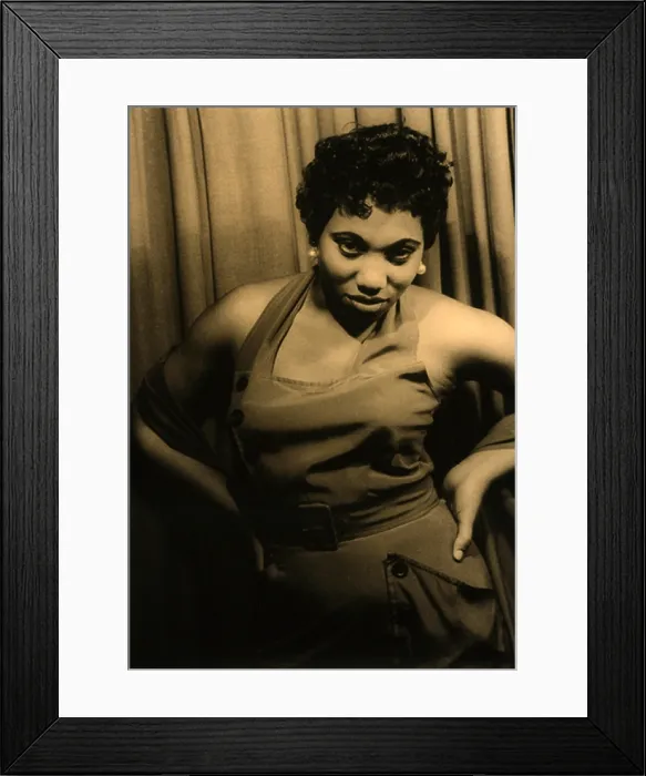 Framed Print : Leontyne Price (b. 1927), African American opera star as Bess, from George Gershwin's PORGY AND BESS. 1953