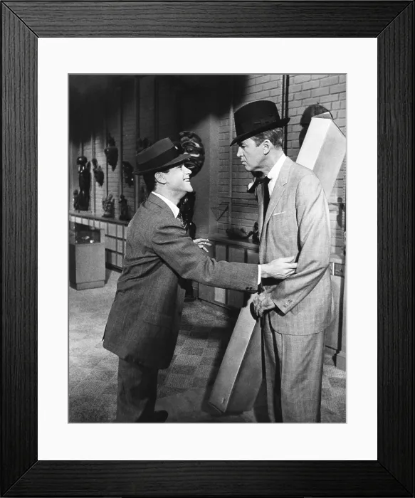 Framed Print : BELL, BOOK AND CANDLE, from left: Jack Lemmon, James Stewart, 1958 Framed Print : BELL, BOOK AND CANDLE, from left: Jack Lemmon, James Stewart, 1958