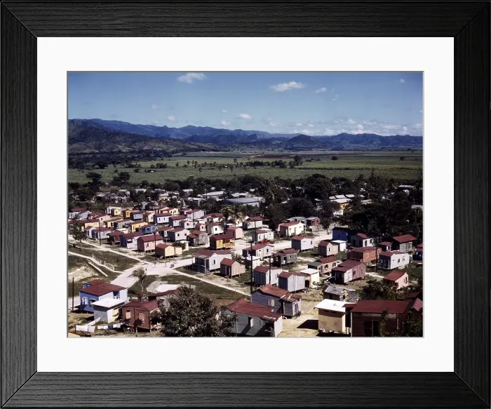 Framed Print : Puerto Rico. Ponce, Puerto Rico, 1941