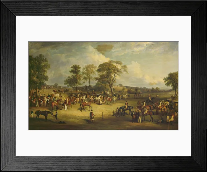 Framed Print : Heaton Park Races, 1829, by John Ferneley, British painting, oil on canvas Framed Print : Heaton Park Races, 1829, by John Ferneley, British painting, oil on canvas