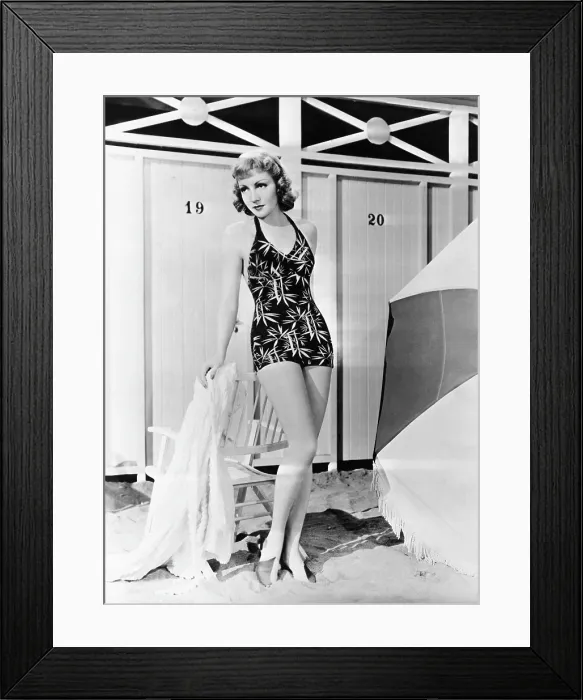 Framed Print : BLUEBEARD'S EIGHTH WIFE, Claudette Colbert, 1938