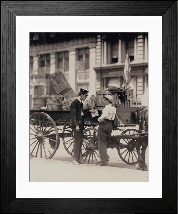 Framed Print : Messenger boys on a hurry call in Union Square, New York City, photograph by Lewis Wickes Hine, July, 1910 Framed Print : Messenger boys on a hurry call in Union Square, New York City, photograph by Lewis Wickes Hine, July, 1910