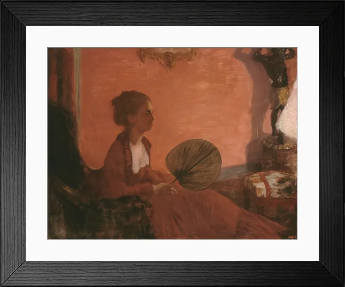 Framed Print : Madame Camus, by Edgar Degas, 1869-70, French impressionist painting, oil on canvas Framed Print : Madame Camus, by Edgar Degas, 1869-70, French impressionist painting, oil on canvas