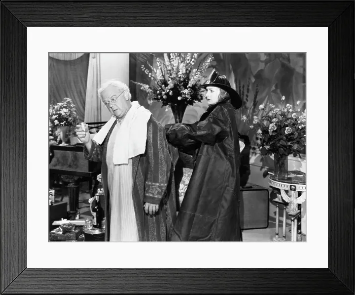 Framed Print : NOTHING SACRED, from left, Charles Winninger, Carole Lombard, 1937