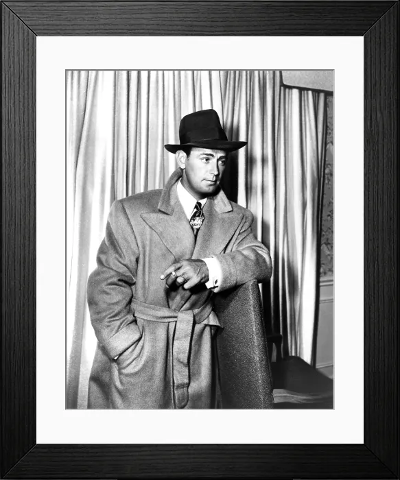 Framed Print : THE BLUE DAHLIA, Alan Ladd, 1946