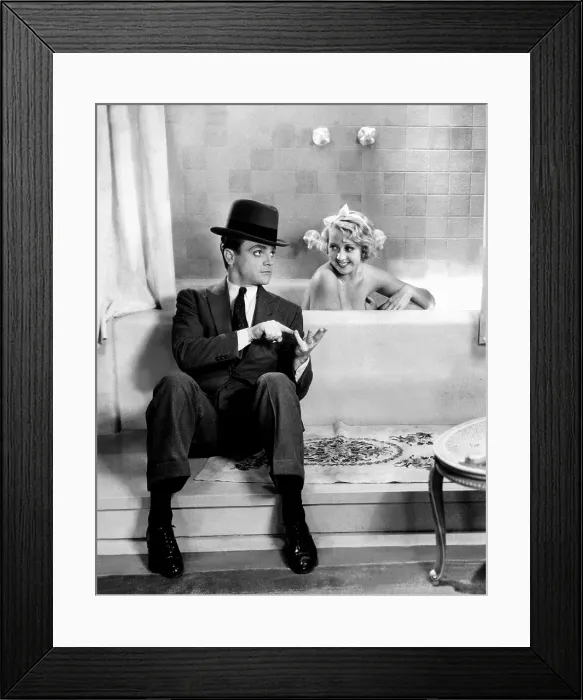 Framed Print : BLONDE CRAZY, James Cagney, Joan Blondell, 1931 Framed Print : BLONDE CRAZY, James Cagney, Joan Blondell, 1931