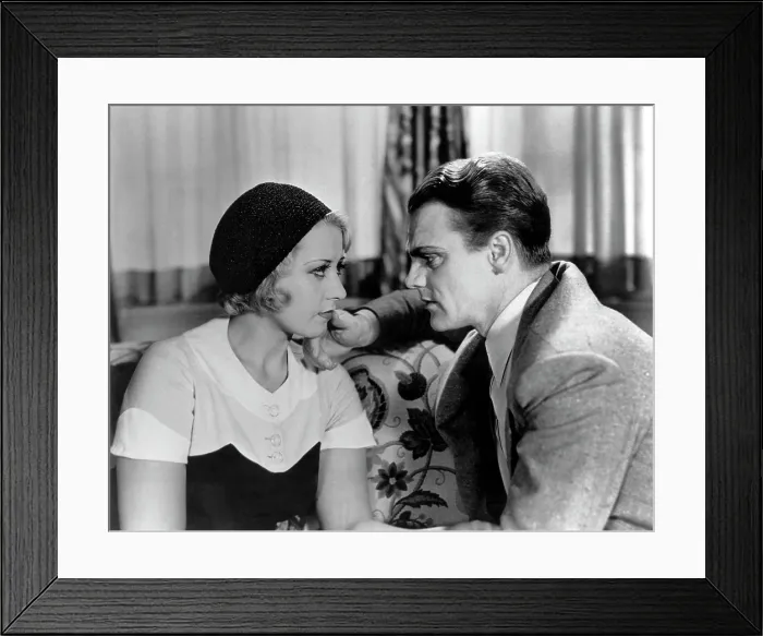 Framed Print : BLONDE CRAZY, Joan Blondell, James Cagney, 1931 Framed Print : BLONDE CRAZY, Joan Blondell, James Cagney, 1931