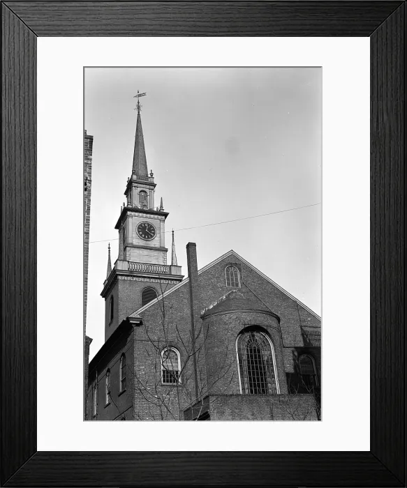 Framed Print : The Old North Church, officially called Christ Church, Boston, Massachusetts