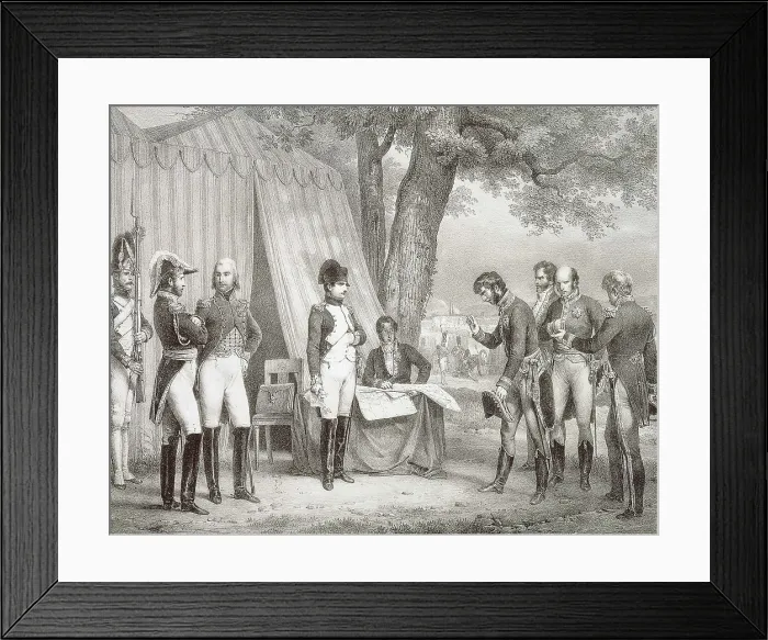Framed Print : Spain. Peninsular War. Napoleon in Chamartn (1808). Litography. SPAIN. Madrid. Municipal Museum. AISA / Everett Collection**US SALES ONLY**