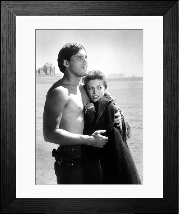Framed Print : THE SEARCHERS, Jeffrey Hunter, Natalie Wood, 1956