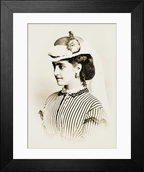 Framed Print : Adelina Patti (1843-1919) made her operatic debut as Lucia in Donizetti's LUCCIA DI LAMMERMOOR at the New York Academy of Music in 1859, when she was still in her teens Framed Print : Adelina Patti (1843-1919) made her operatic debut as Lucia in Donizetti's LUCCIA DI LAMMERMOOR at the New York Academy of Music in 1859, when she was still in her teens