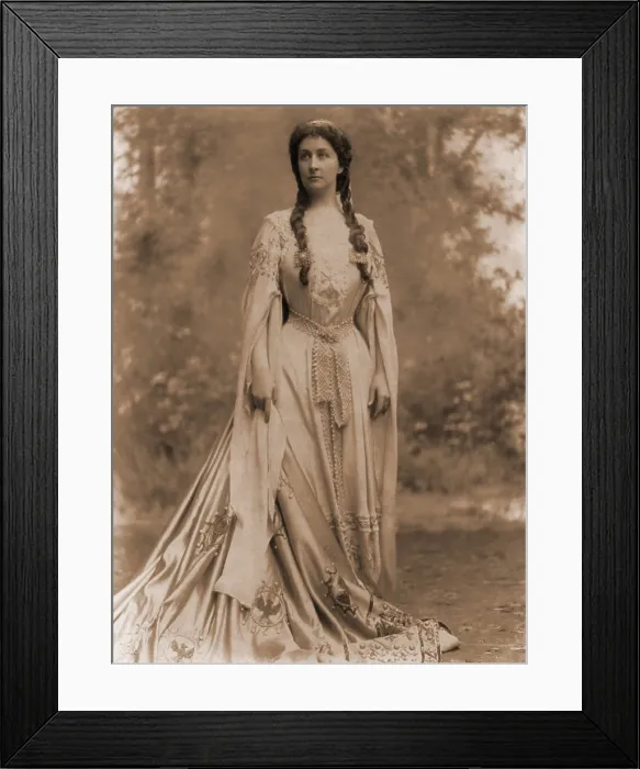 Framed Print : Emma Eames (1865-1952), American soprano performed in Europe and America from 1889-1916