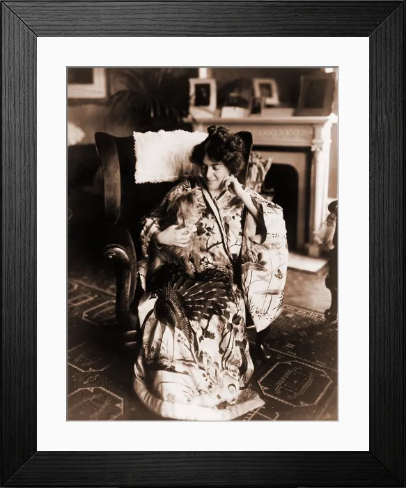 Framed Print : Frances Alda (1879-1952), soprano from New Zealand, was an international operatic star for the first three decades of the 20th century