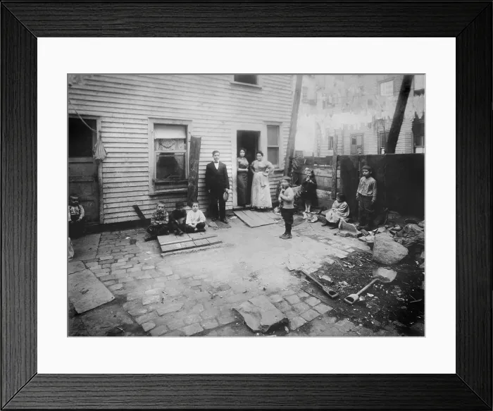 Framed Print : New York, exterior of home, photograph by Lewis Wickes Hine, November, 1912 Framed Print : New York, exterior of home, photograph by Lewis Wickes Hine, November, 1912
