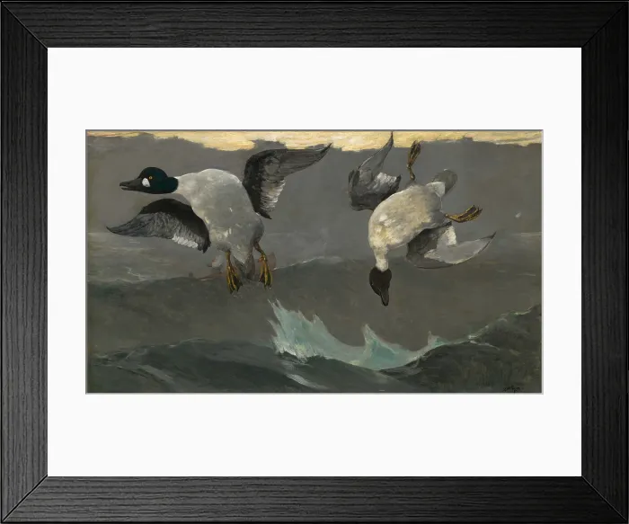 Framed Print : Right and Left, by Winslow Homer, 1909, American painting, oil on canvas Framed Print : Right and Left, by Winslow Homer, 1909, American painting, oil on canvas