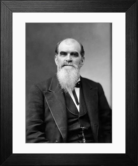 Framed Print : Sen. Richard Coke, Texas, ca. 1870-1880 Framed Print : Sen. Richard Coke, Texas, ca. 1870-1880