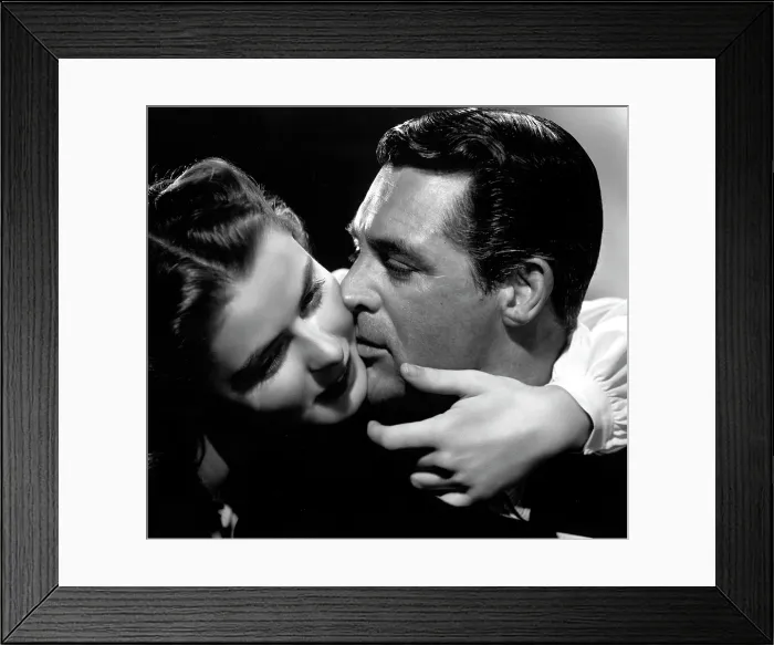 Framed Print : NOTORIOUS, Ingrid Bergman, Cary Grant, 1946