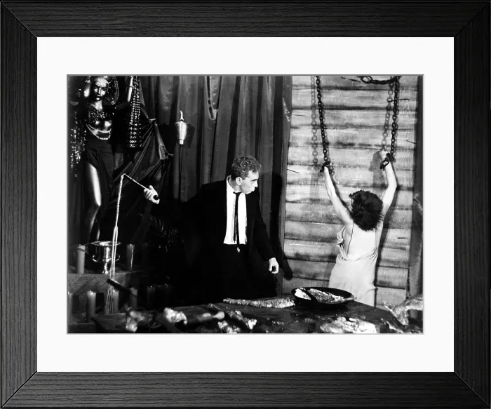 Framed Print : BLOOD FEAST, Mal Arnold (left), 1963 Framed Print : BLOOD FEAST, Mal Arnold (left), 1963
